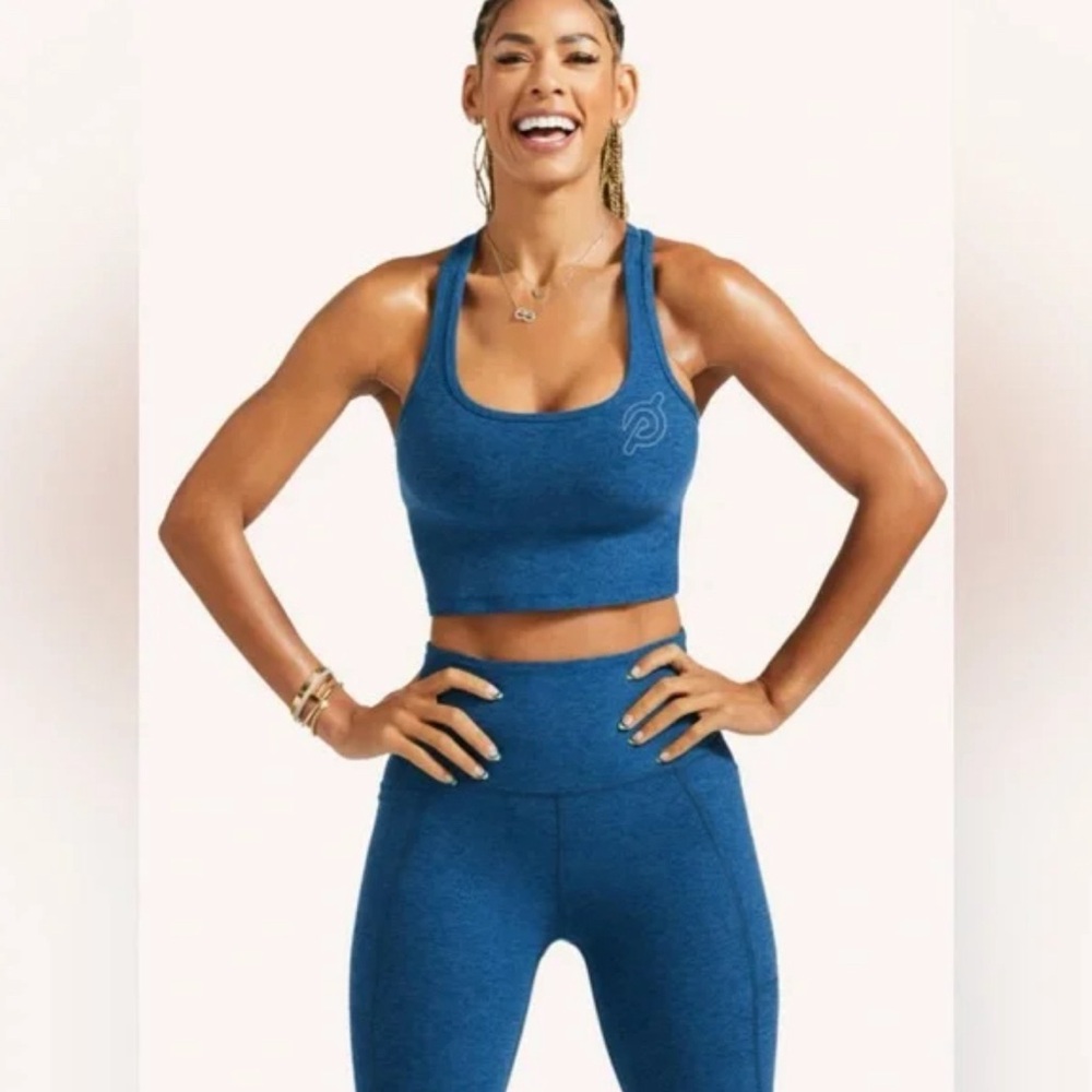 Peloton Beyond Yoga Slip Open Racerback Crop Tank